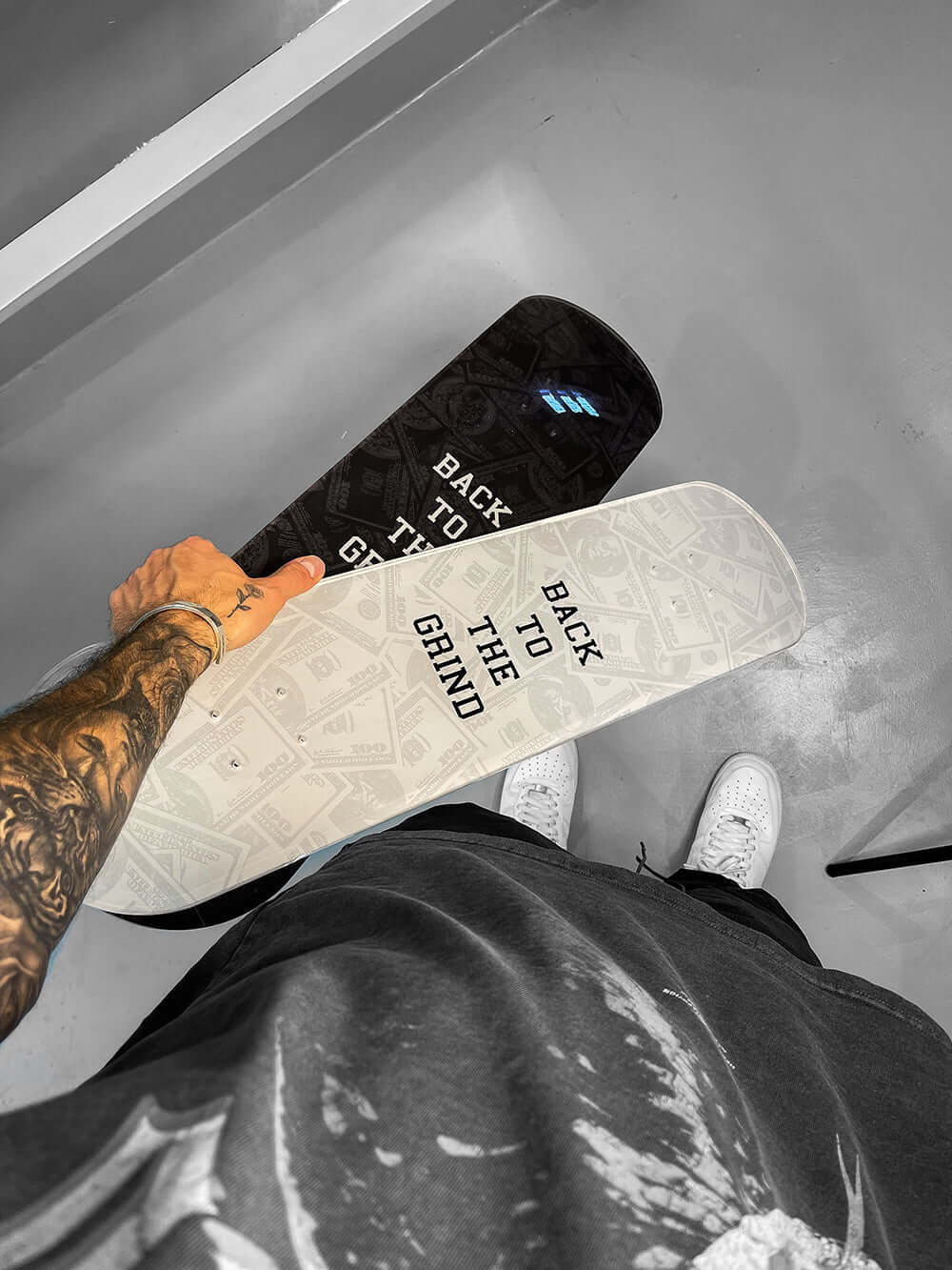 Crystal Skateboard Deck - White - Image 3