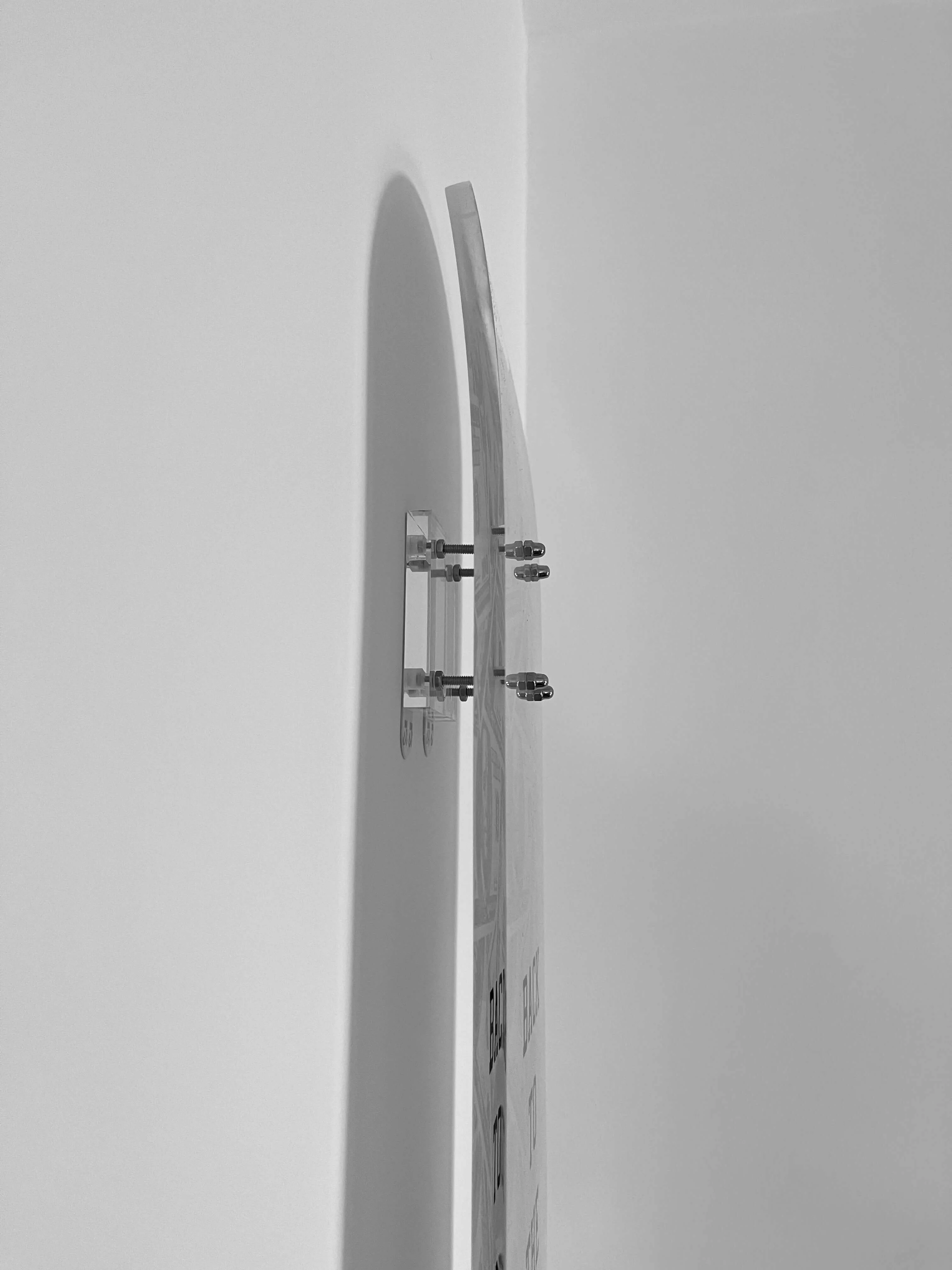 Crystal Skateboard Deck - White - Image 4